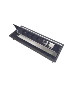 Bachmann Coni, 4 prises et 2 modules personnalisables, noir