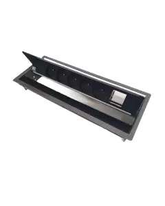 Bachmann Coni, 5 prises et 1 module personnalisable, anthracite
