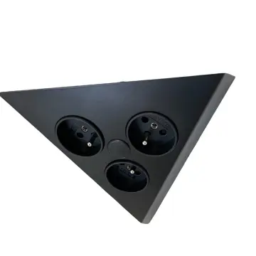 Douille d'angle noire Thebo triangle, 3 voies