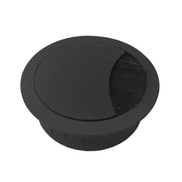 kabelpot 80mm zwart aluminium