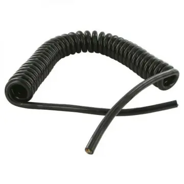 spiraalkabel 4 meter zwart