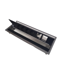 Bachmann Coni, 4 prises et 2 modules personnalisables, anthracite