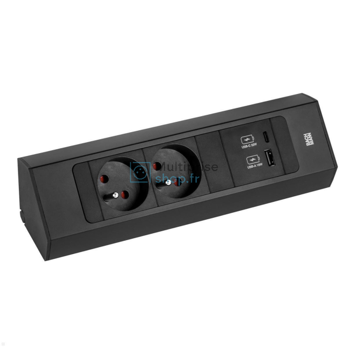prise cuisine double chargeur USB