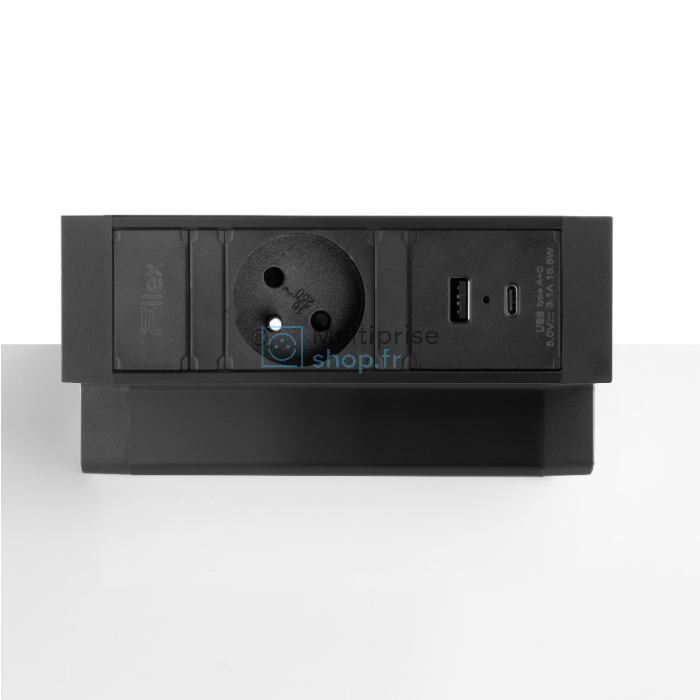 Multiprise de bureau chargeur USB-A et USB-C