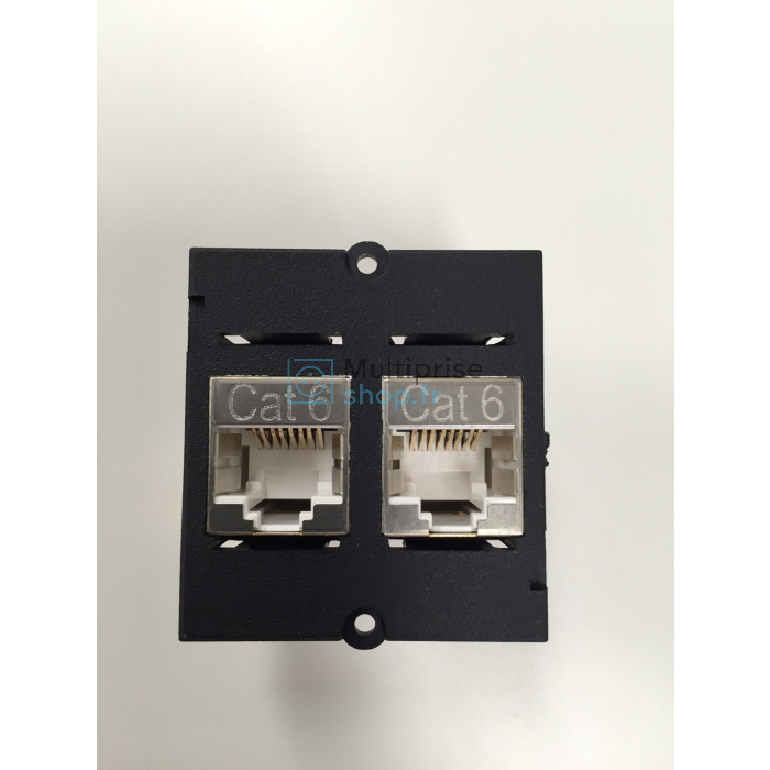 Cat6 RJ45 module Bachmann dubbel
