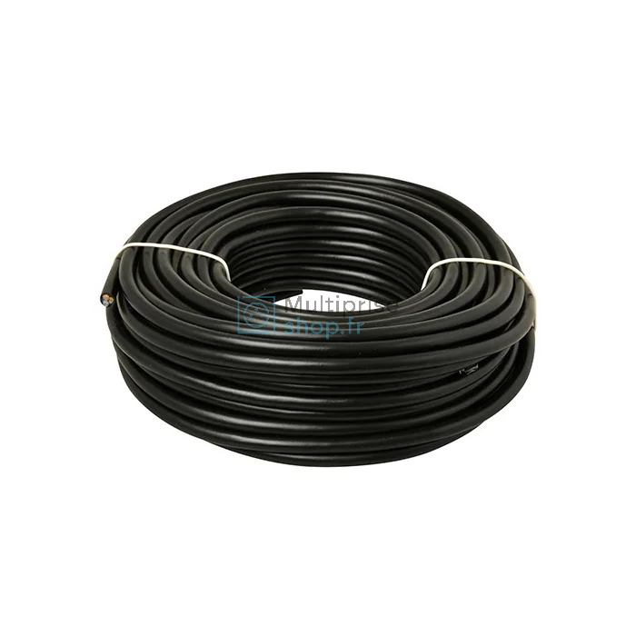 Câble d'alimentation rond 3 fils 1,5 mm²