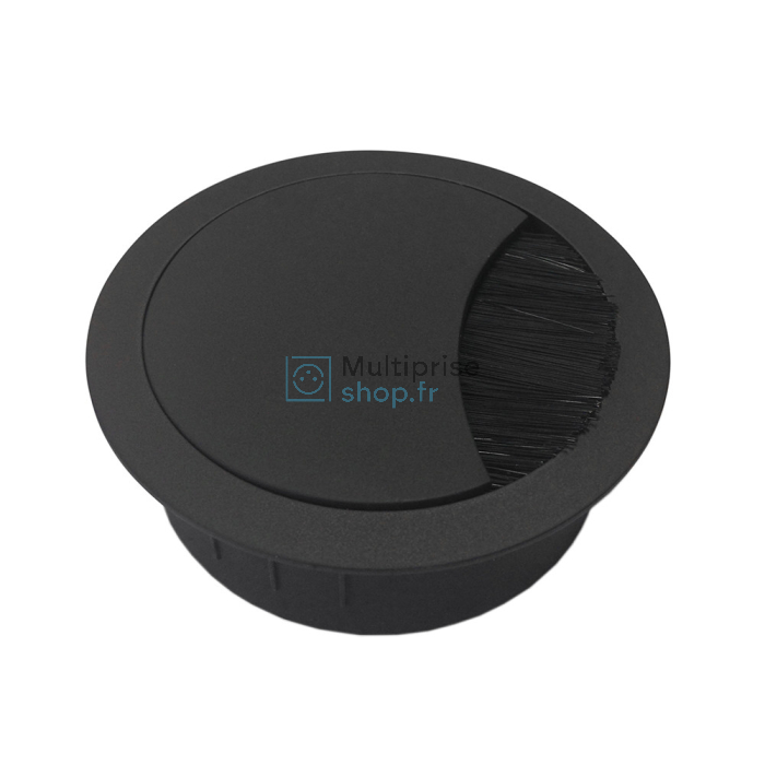 kabelpot 80mm zwart aluminium