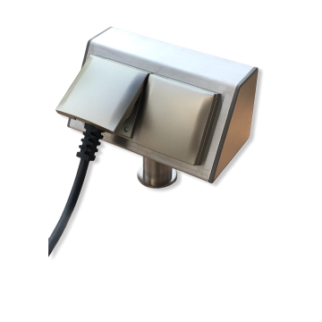 rvs stekkerdoos thebo met deksels