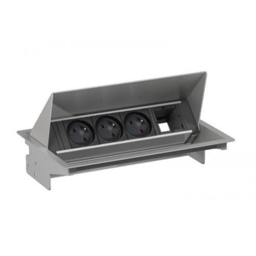Système Coneo avec 3 prises et 1 module personnalisable