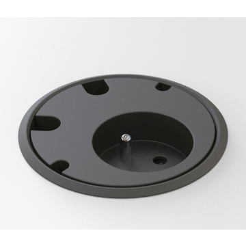 Powerdot 79 mm, 1 prise et 4 passe-câbles