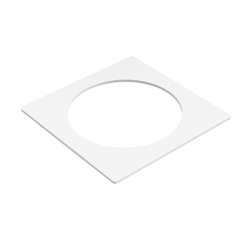 Cadre Powerdot, blanc, carré