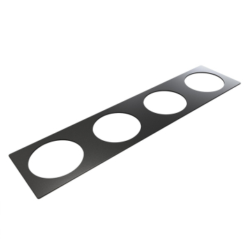 Cadre Powerdot 4 voies, noir