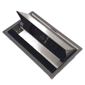 Système Coni, 2 ports USB et 2 HDMI, anthracite