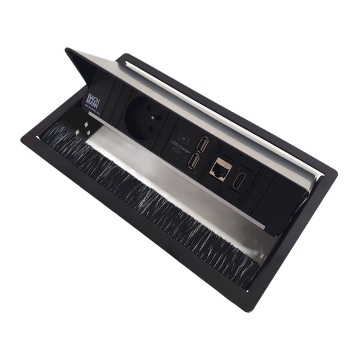coni zwart penaarde usb cat6