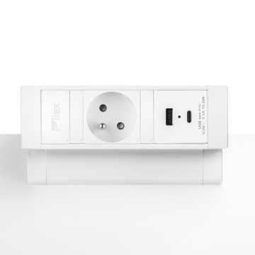 Chargeur USB A/C bureau