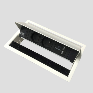 Inbouw stekkerdoos coni wit penaarde