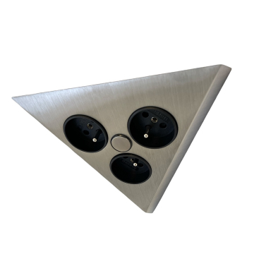 Douille triangulaire en acier inoxydable Thebo