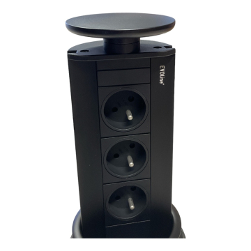Evoline Port 3 prises noires