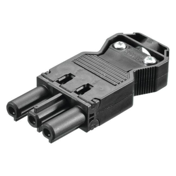 Prise femelle individuelle Wieland GST18i3, noire