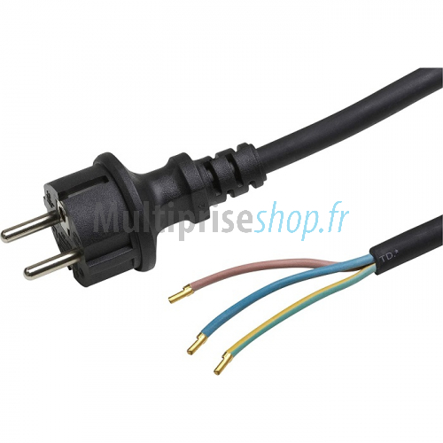 Câble Secteur Wireworld Status 7 – 2 Mètres, Prises Schuko Françaises, Ouvert Mais Neuf