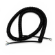 zwarte spiraalkabel 600cm