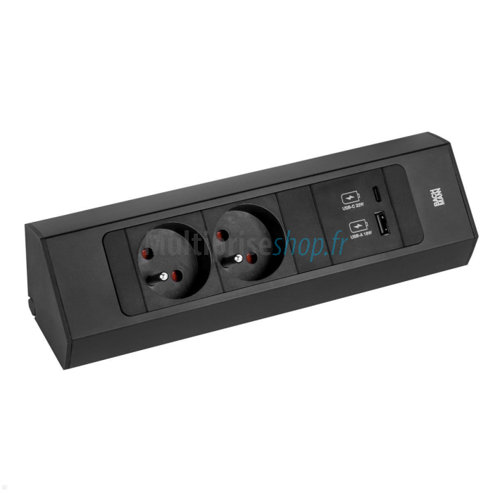 prise cuisine double chargeur USB