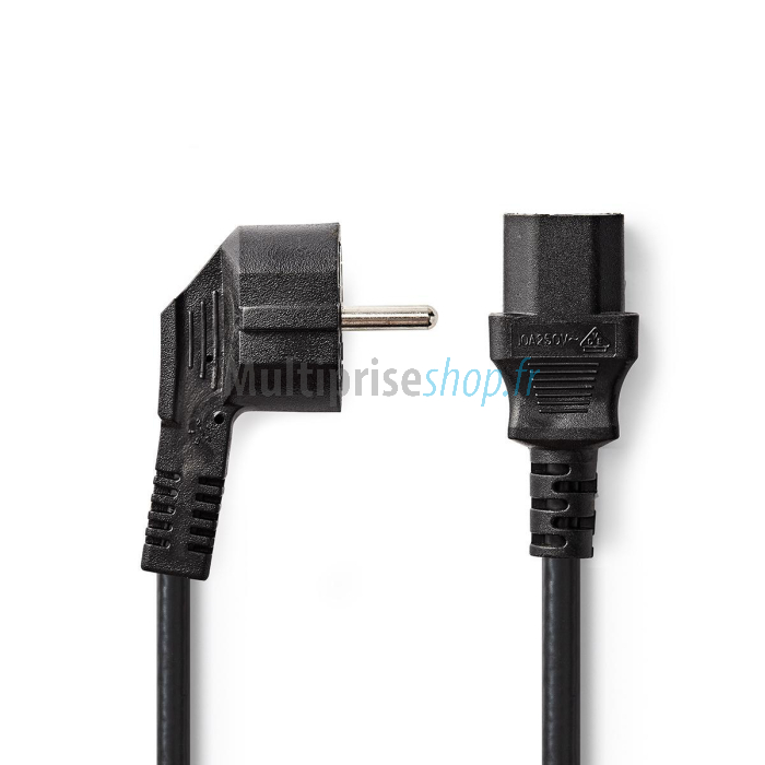 Apparaatsnoer C13 zwart 3 meter