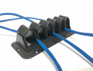 Bande Velcro pour rouleaux de câbles 8m, largeur 15mm Noir Televes